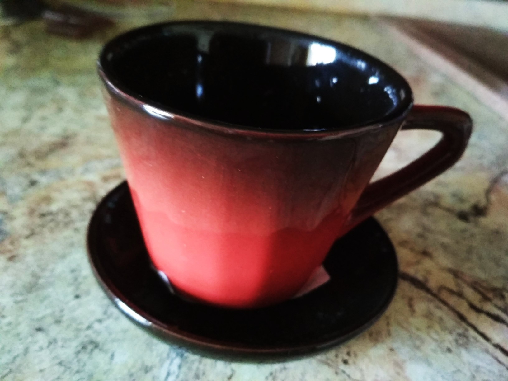 Фотография покупателя товара Чайная пара "Ностальгия №2" 0,2л / 9х7см + блюдце 9см, красный - Фото 5