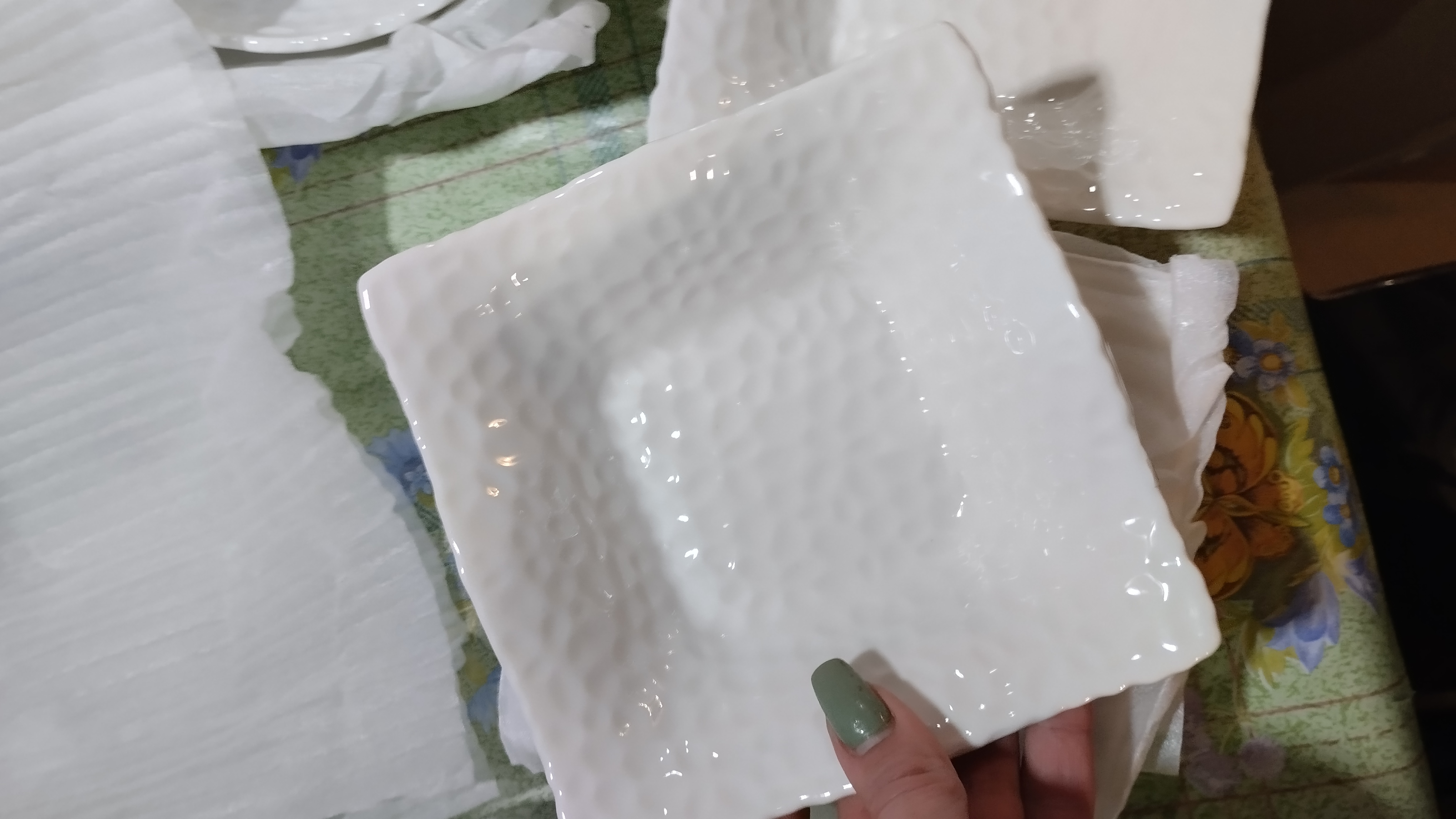 Фотография покупателя товара Миска керамическая «Воздушность», 340 мл, d=15 см, цвет белый