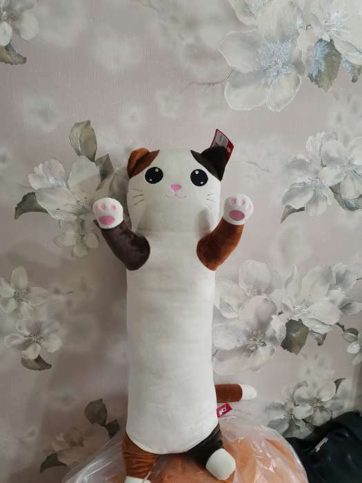 Фотография покупателя товара Мягкая игрушка «Котик лежебока», 70 см