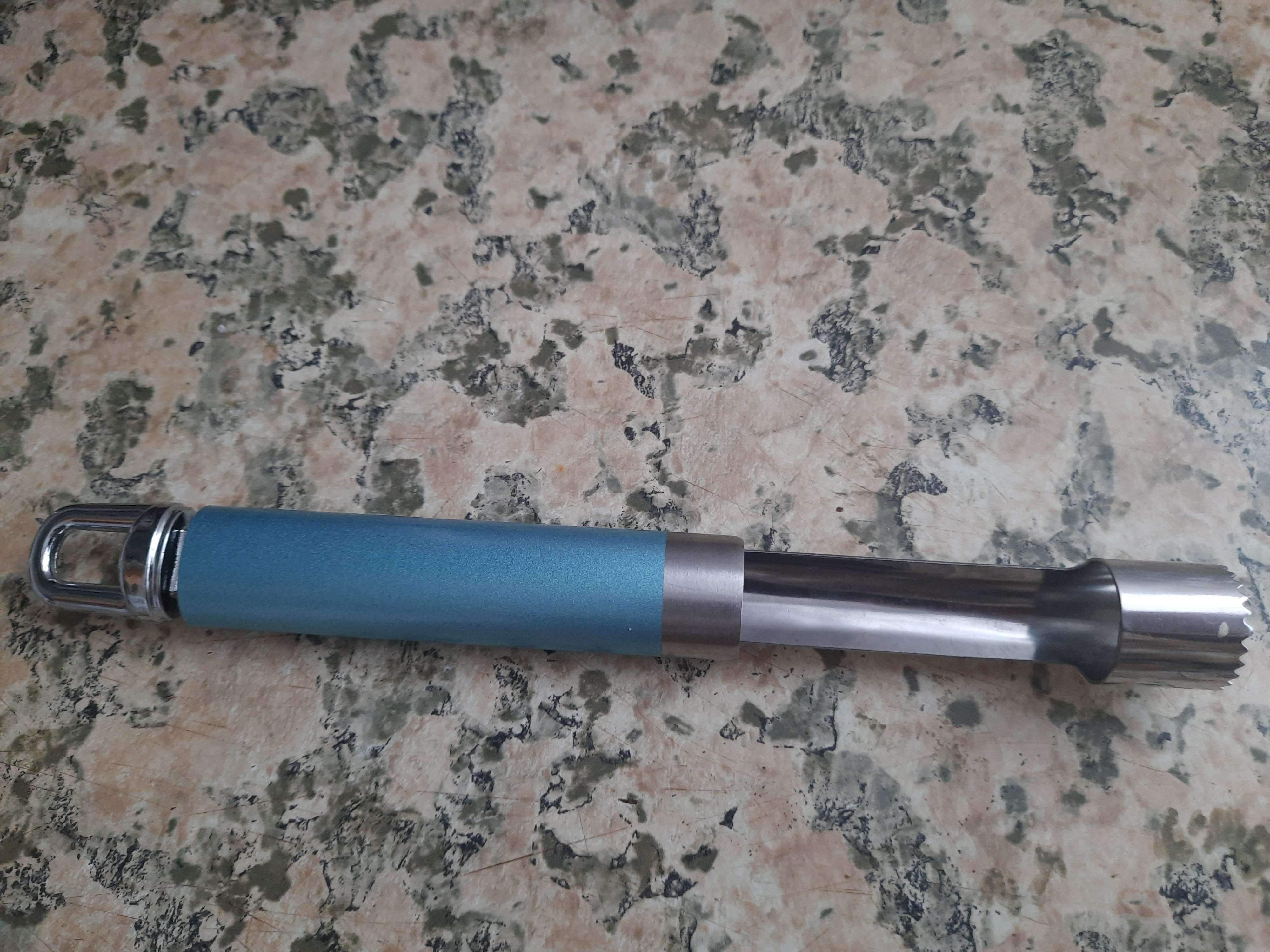 Фотография покупателя товара Нож для сердцевины Доляна Lagoona, 19 см, нержавеющая сталь, голубой - Фото 1