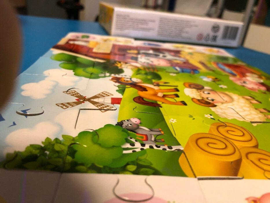 Фотография покупателя товара Пазлы с окошками «Такие разные машины», 30 деталей - Фото 2