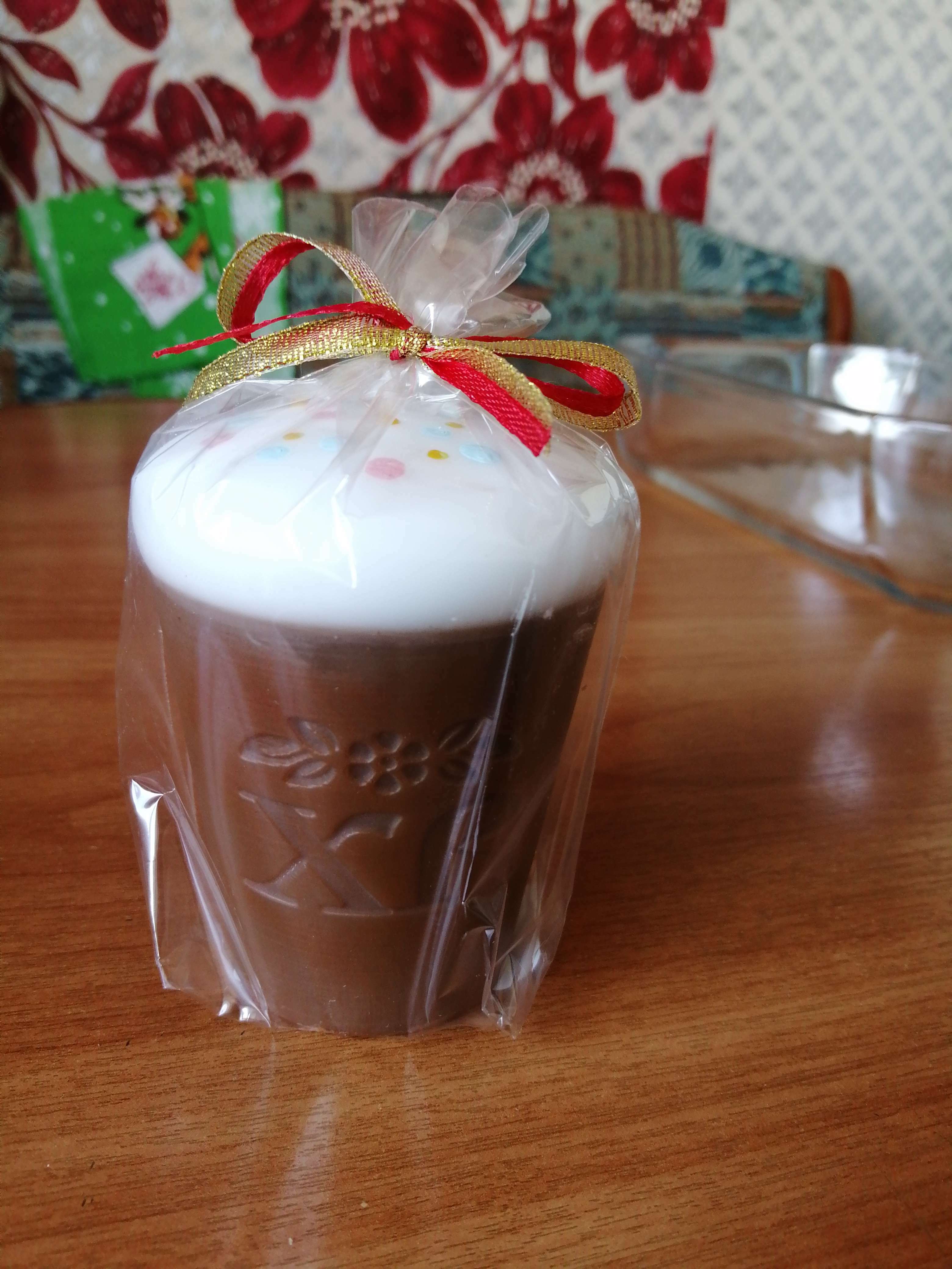 Фотография покупателя товара Свеча декоративная «Кулич пасхальный» - Фото 1