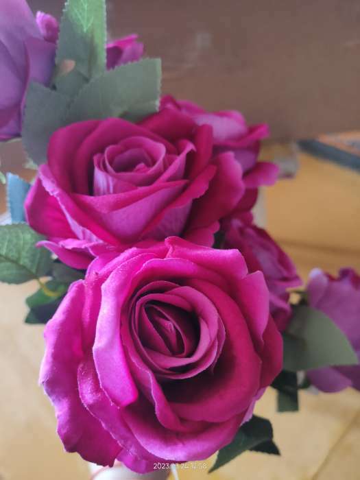 Фотография покупателя товара Цветы искусственные "Роза венесуэльская" 8х23 см, розовый - Фото 7