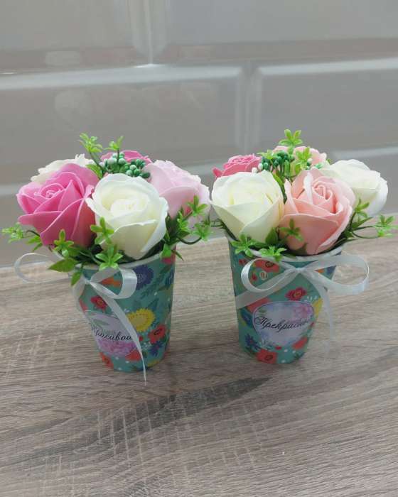Фотография покупателя товара Стакан для цветов With love, 350 мл