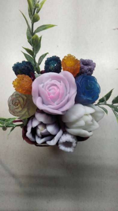 Фотография покупателя товара Букет искусственный «Зелень», с напылением, 22 см (цена за 1 шт., фасовка 6 шт.) - Фото 17