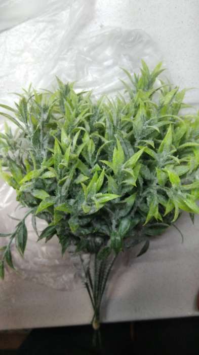 Фотография покупателя товара Букет искусственный «Зелень», с напылением, 22 см (цена за 1 шт., фасовка 6 шт.) - Фото 16