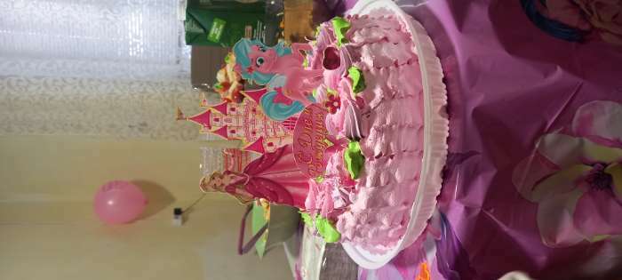 Фотография покупателя товара Топперы для торта «С днём рождения!» - Фото 5