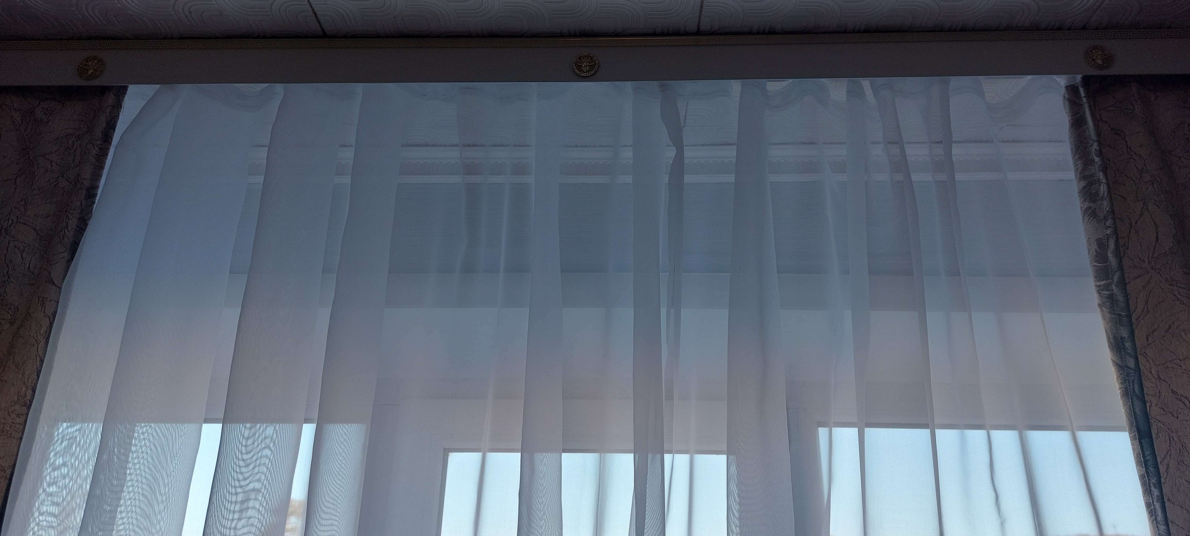Фотография покупателя товара Карниз трёхрядный «Ультракомпакт. Медуза», 160 см, с декоративной планкой 7 см, цвет белый - Фото 1