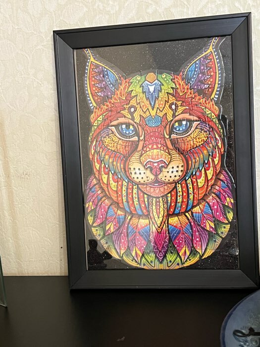 Фотография покупателя товара Пазл фигурный в рамке «Кролик», 65 деталей - Фото 3