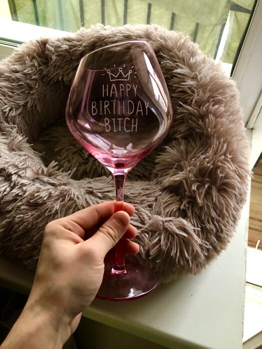Фотография покупателя товара Бокал из стекла для вина Magistro «Иллюзия», 550 мл, 10×24 см, цвет перламутровый - Фото 3