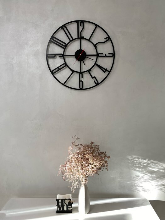 Фотография покупателя товара Часы настенные из металла "Лофт-2", бесшумные, d-40 см, АА - Фото 3