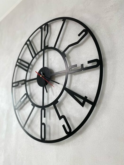Фотография покупателя товара Часы настенные из металла "Лофт-2", плавный ход, d-40 см - Фото 1