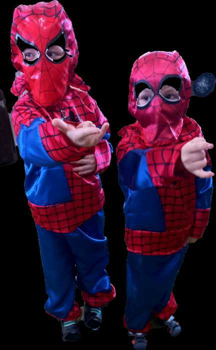 Фотография покупателя товара Карнавальный костюм «Человек-паук», текстиль, размер 30, рост 116 см