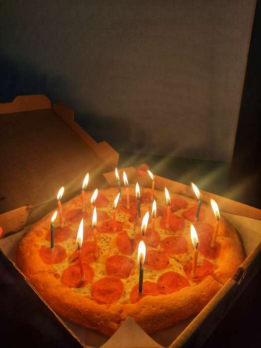 Фотография покупателя товара Свечи для торта незадуваемые «Магия мечты», 6 х 0,5 см. - Фото 1