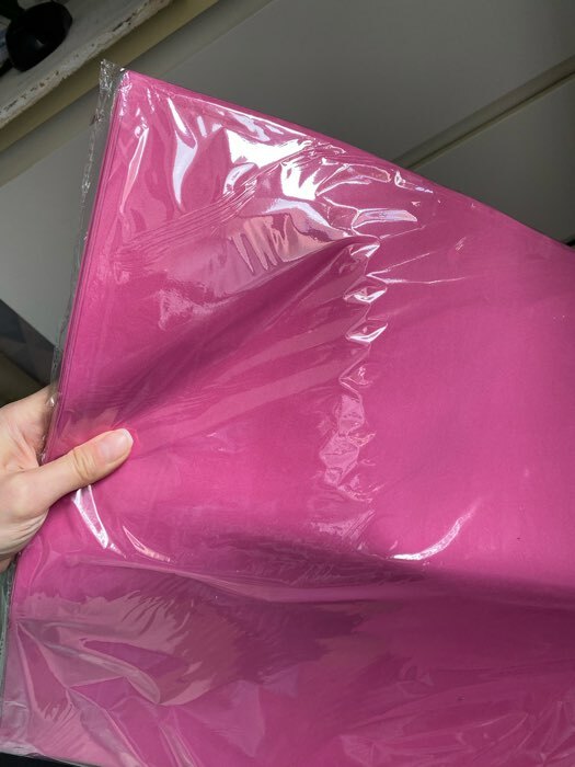 Фотография покупателя товара Фоамиран 1 мм, 45х45 см, цв. розовый (набор 10 листов), МИКС - Фото 2
