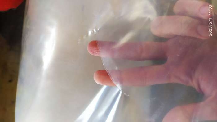Фотография покупателя товара Плёнка полиэтиленовая, толщина 200 мкм, прозрачная, 10 × 3 м, рукав (1.5 м × 2), ГОСТ 10354-82, Greengo - Фото 1