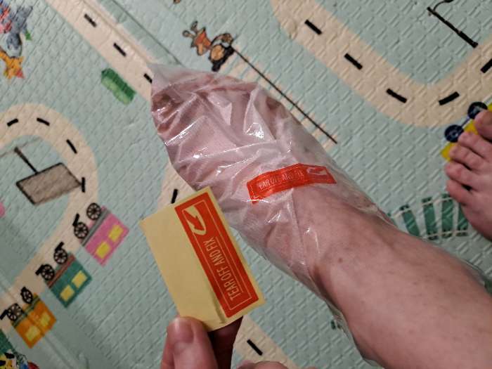 Фотография покупателя товара Отшелушивающая маска-носки для ног на основе экстракта алоэ вера, универсальные, 1 пара
