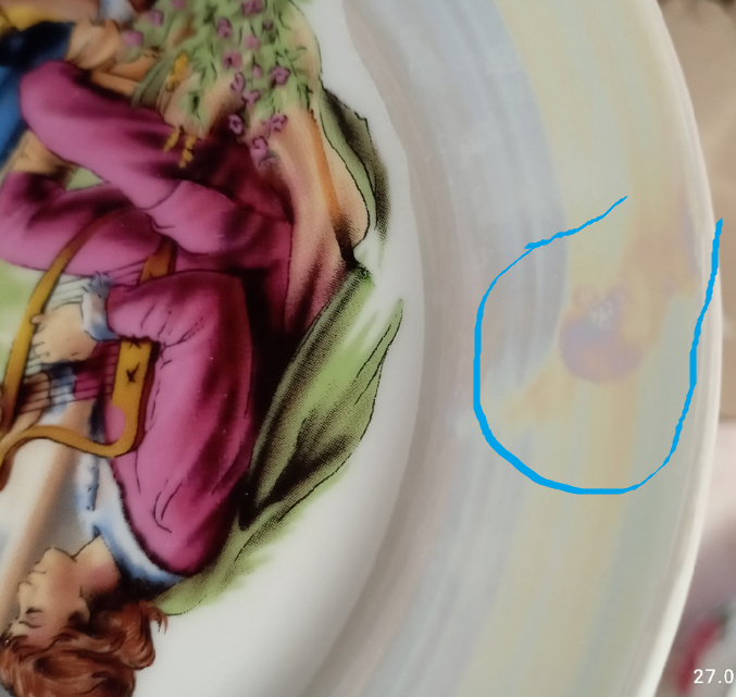 Фотография покупателя товара Набор тарелок фарфоровых «Мадонна», d=17 см, 6 шт, цвет МИКС - Фото 7