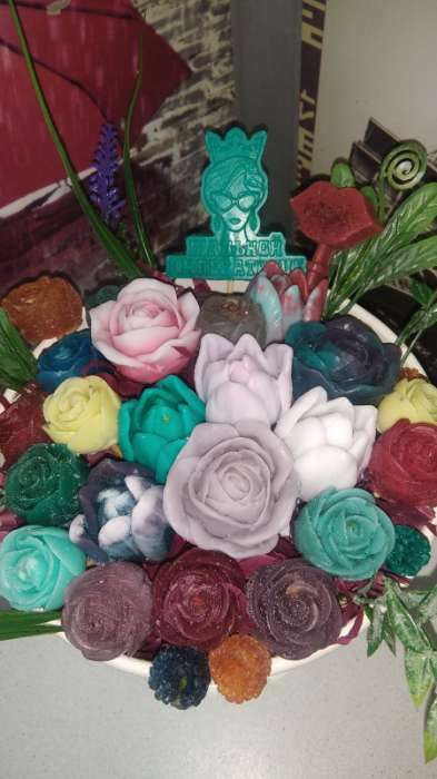 Фотография покупателя товара Форма для леденцов Доляна «Леденец», силикон, 9.5×24 см, 6 ячеек (8.2×3.9 см), с палочками, МИКС - Фото 18