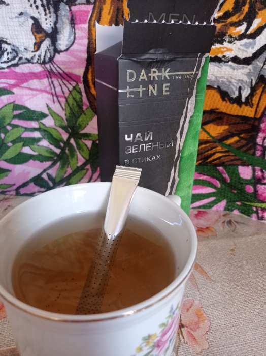 Фотография покупателя товара УЦЕНКА Чай зелёный в стиках MEN ONLY, с мятой, 2 г. х 15 шт. - Фото 3