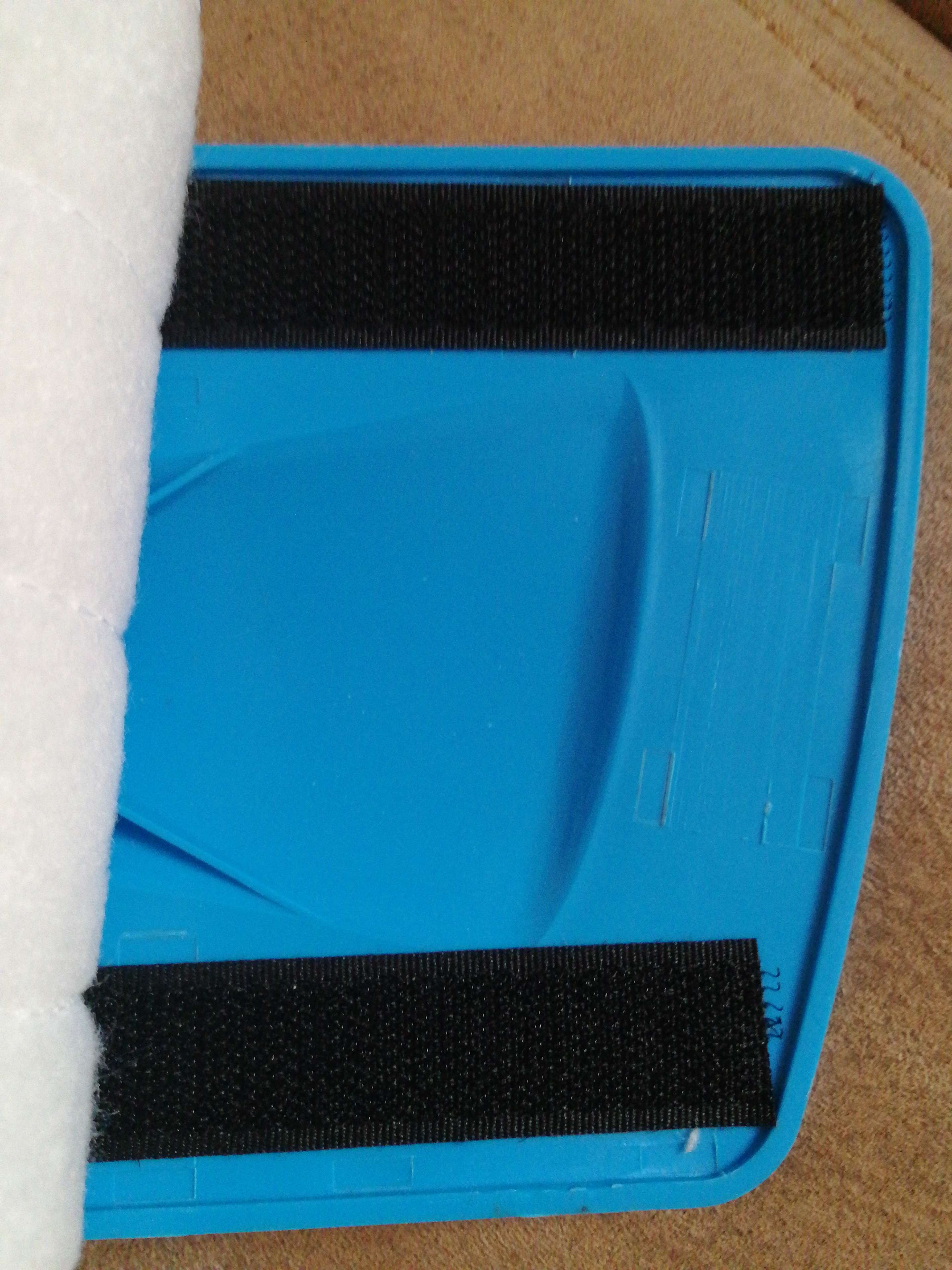 Фотография покупателя товара Швабра для мытья пола плоская Доляна, насадка из микрофибры 38×11 см, телескопическая стальная ручка 79-120 см, цвет голубой - Фото 1