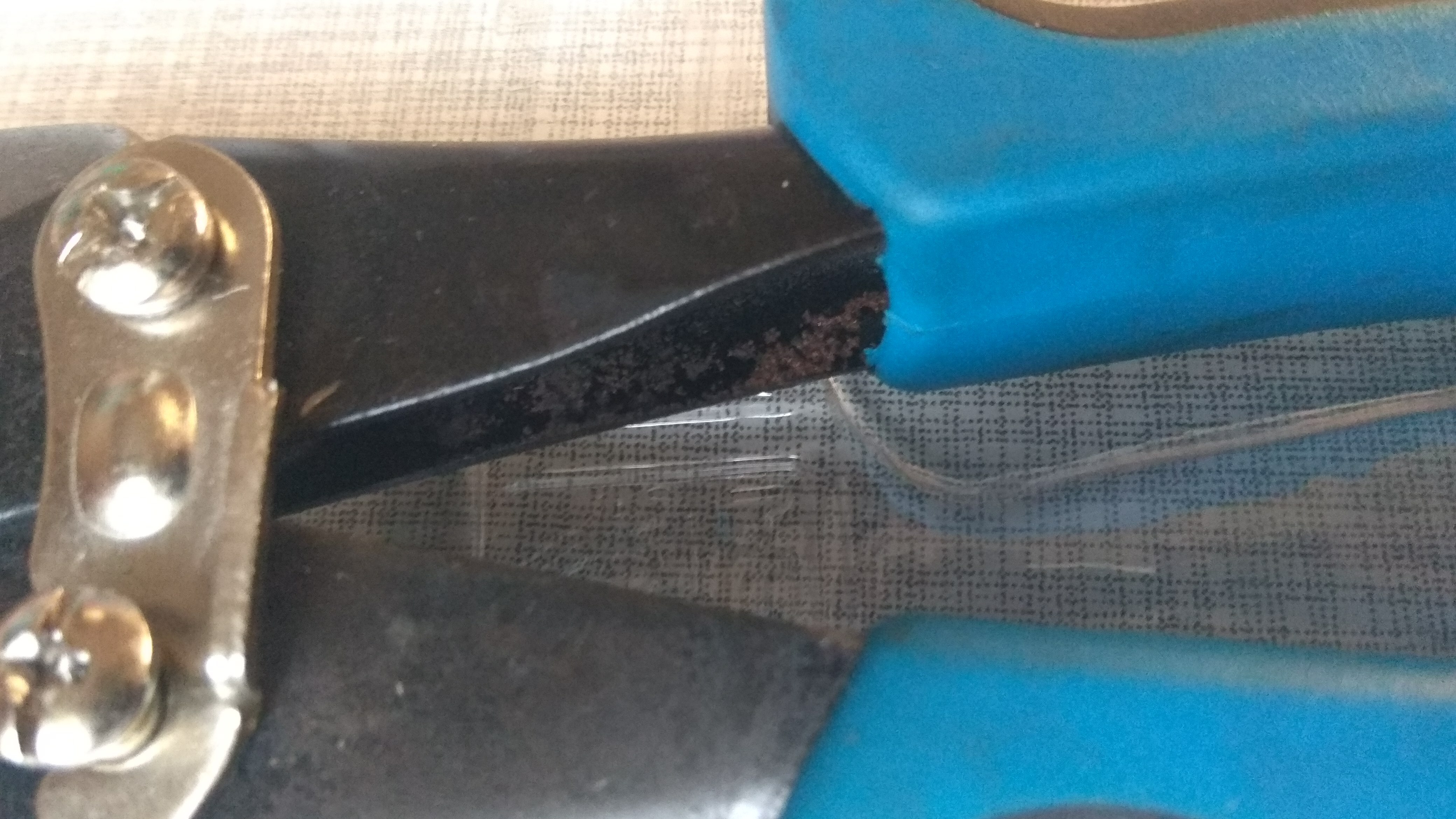 Фотография покупателя товара Ножницы по металлу ТУНДРА ПРОФИ, CrV, 2К рукоятки, прямой рез, 250 мм - Фото 5