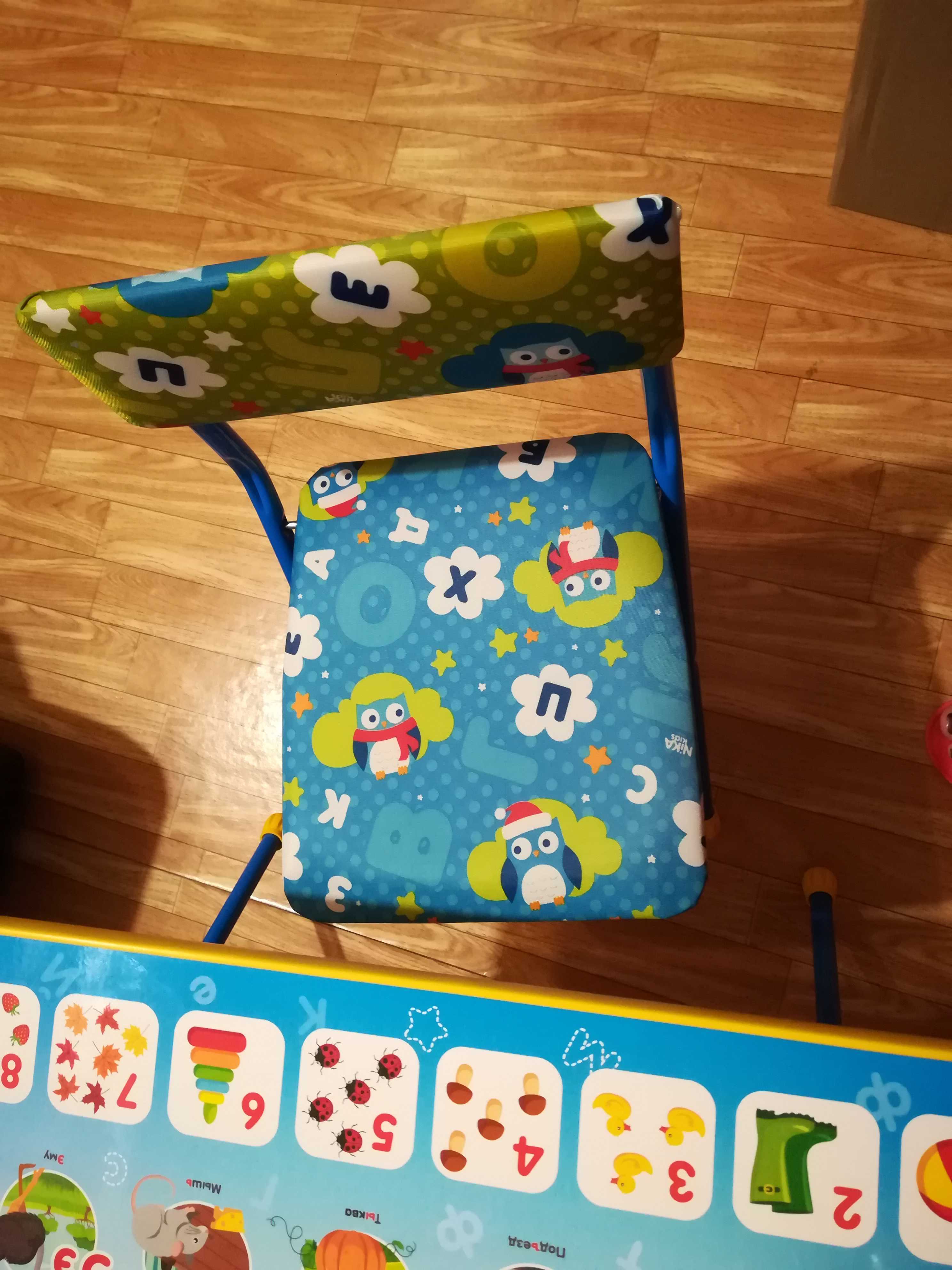 Фотография покупателя товара Комплект детской мебели «Познайка. Азбука» складной, цвета стула МИКС - Фото 29