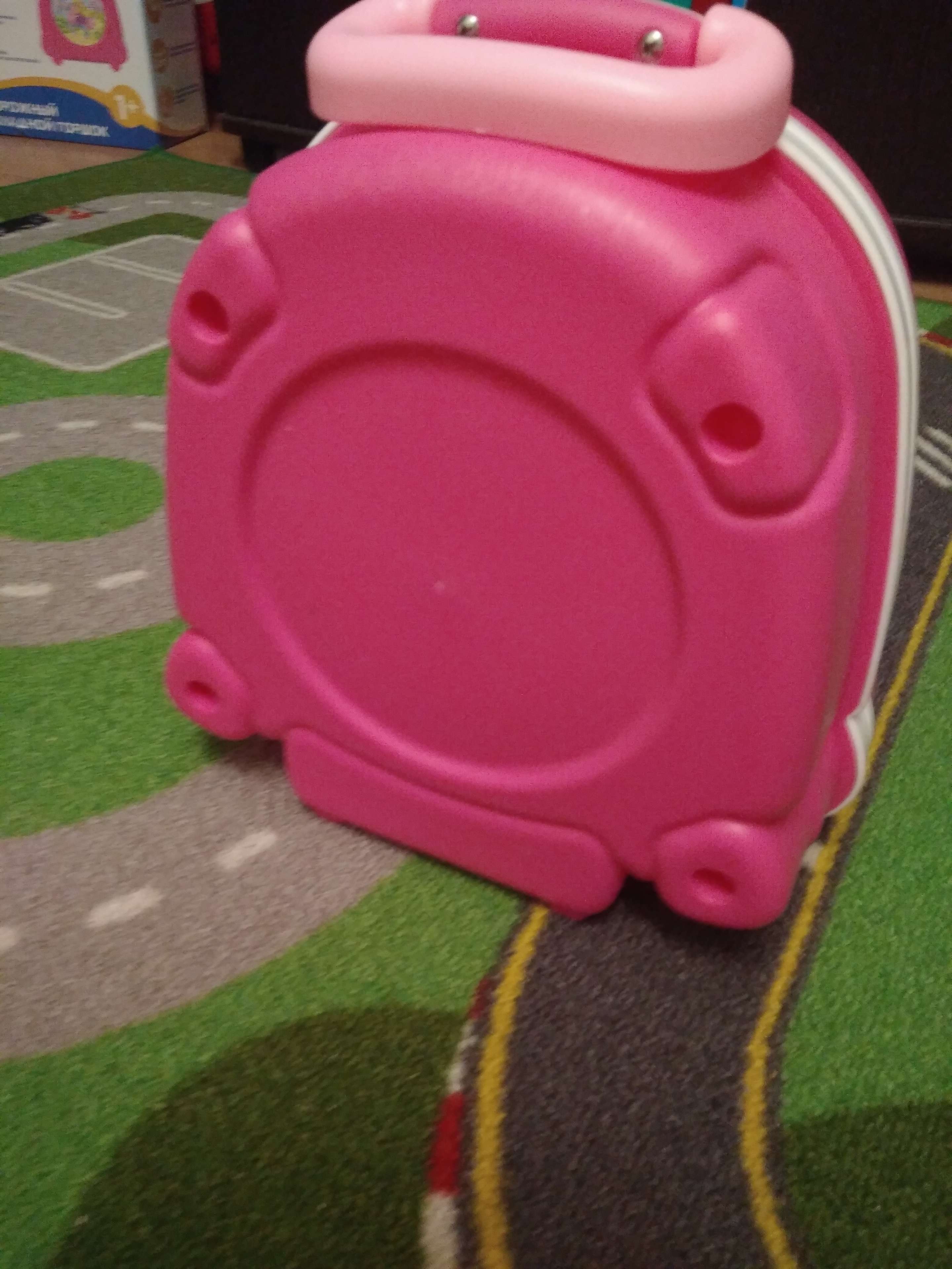 Фотография покупателя товара Горшок детский дорожный, складной, переносной, накладка на унитаз, цвет розовый, Крошка Я