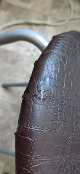 Фотография покупателя товара Табурет «Эконом», цвет серебристый металлик / шоколадная рептилия - Фото 8