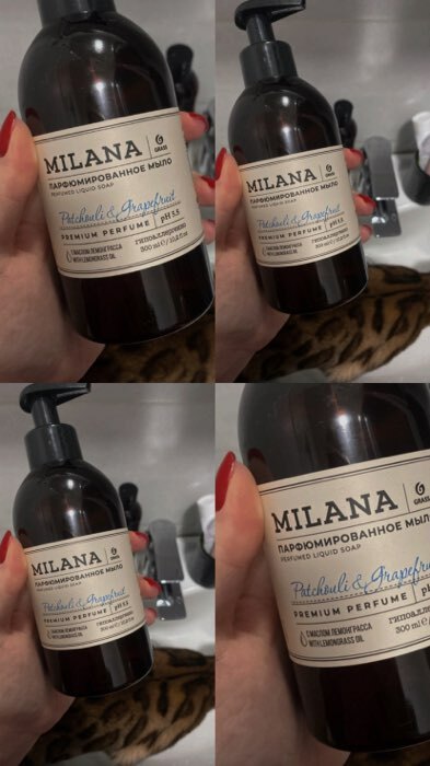 Фотография покупателя товара Жидкое парфюмированное мыло Milana, Patchouli&Grapefruit, 300 мл - Фото 1