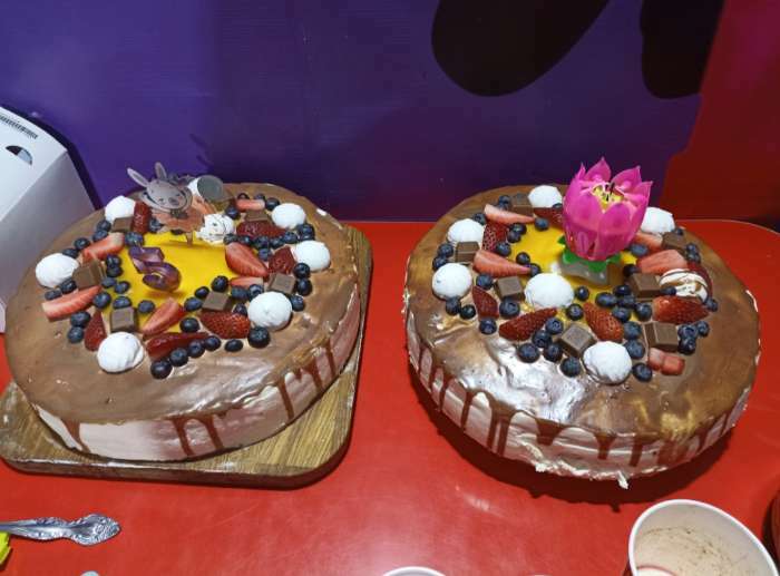 Фотография покупателя товара Свеча для торта музыкальная "Тюльпан", розовая, 12×5 см - Фото 6