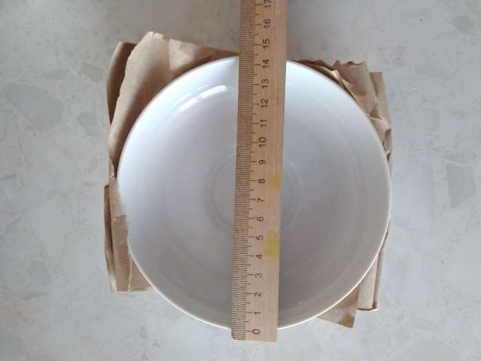 Фотография покупателя товара Блюдце фарфоровое «Бельё», d=15 см