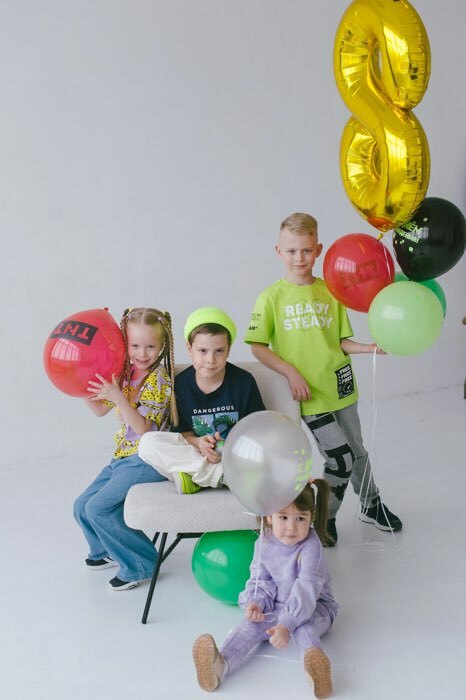 Фотография покупателя товара Воздушные шары латексные 12" «Пиксели», 5 шт. - Фото 10