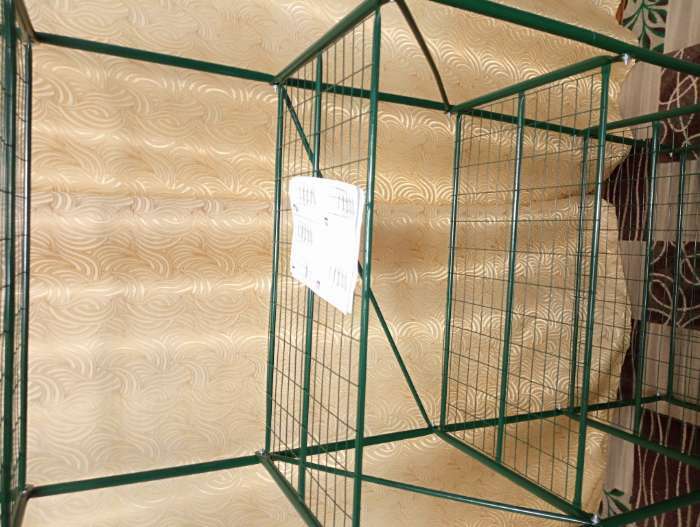Фотография покупателя товара Парник-стеллаж, 5 полок, 190 × 65 × 40 см, металлический каркас d = 16 мм, чехол спанбонд 60 г/м², дверь из плёнки 100 мкм