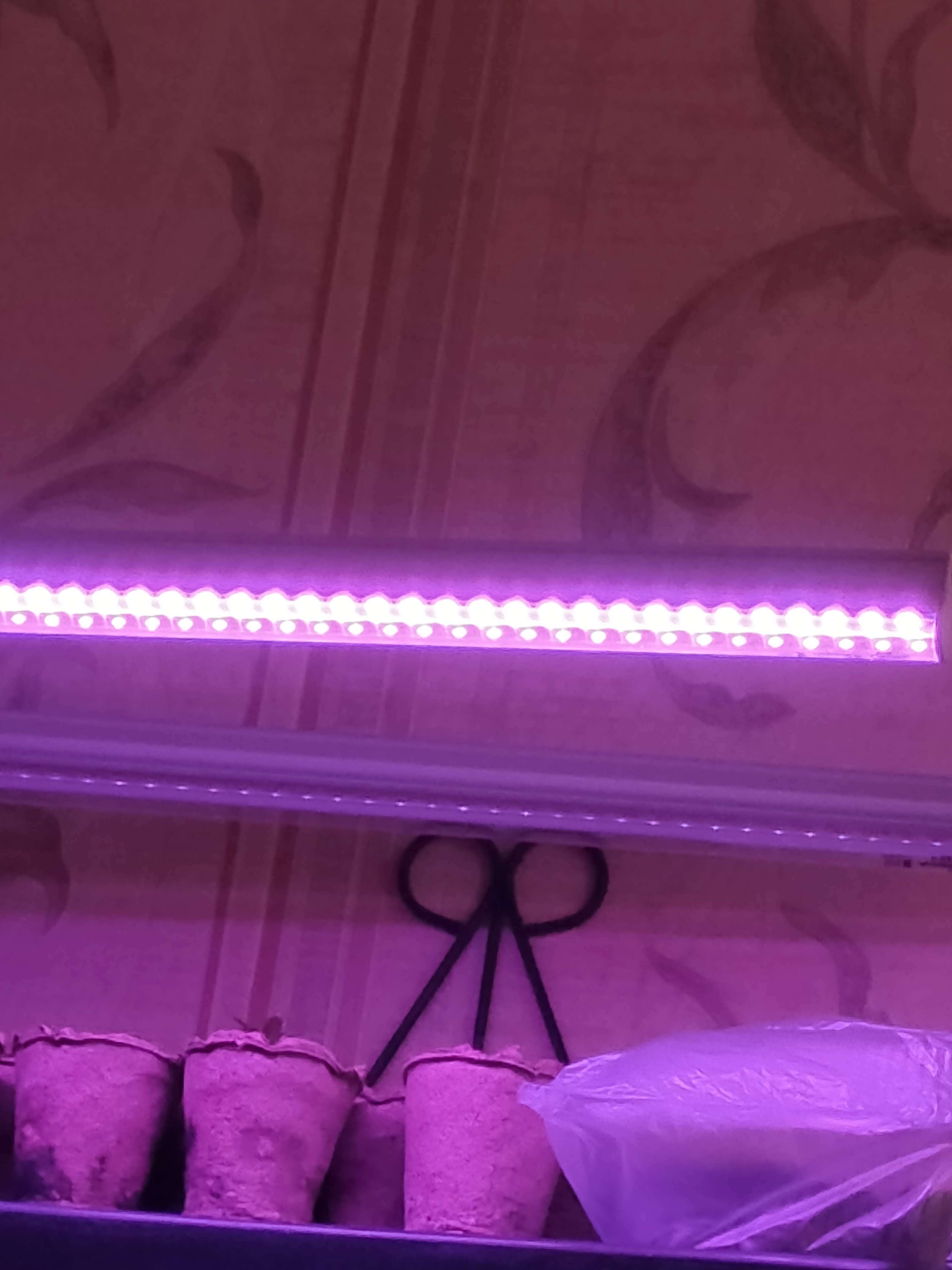Фотография покупателя товара Фитосветильник светодиодный Luazon, 18 Вт, 1200 мм, IP40, 220 В, мультиспектральный - Фото 36