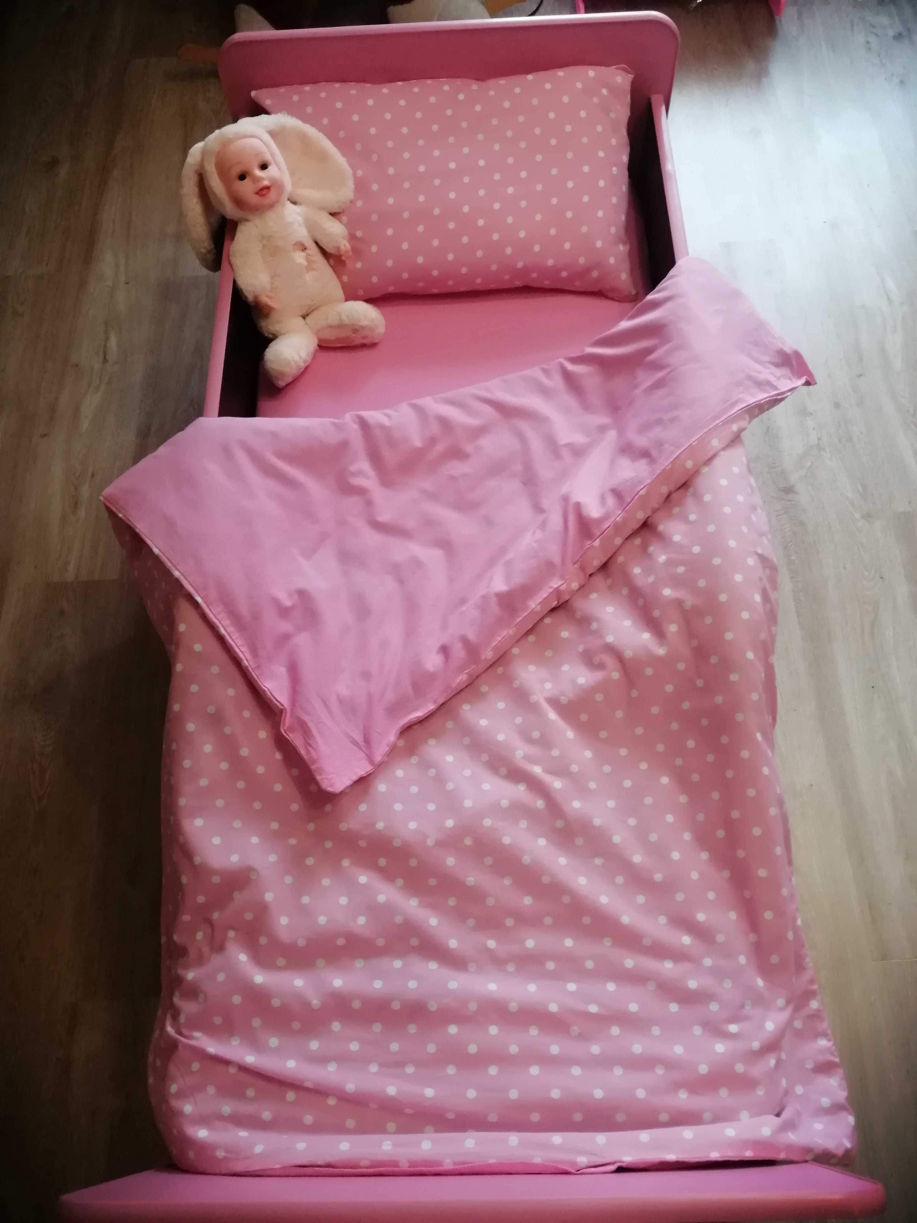 Фотография покупателя товара Кровать детская с бортом «Малышка №2», 600х1400 мм, цвет венге / светло-розовый - Фото 10