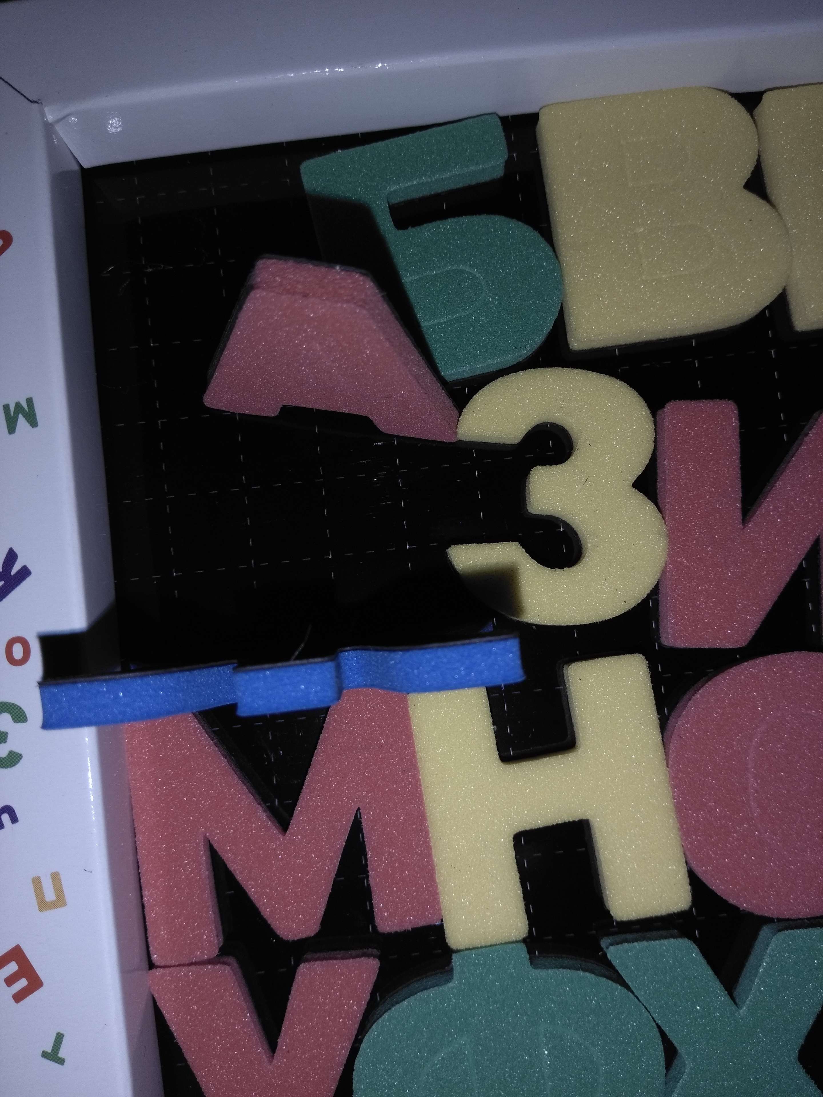 Фотография покупателя товара Игровой набор «Буквы и цифры», в картонной коробке - Фото 9