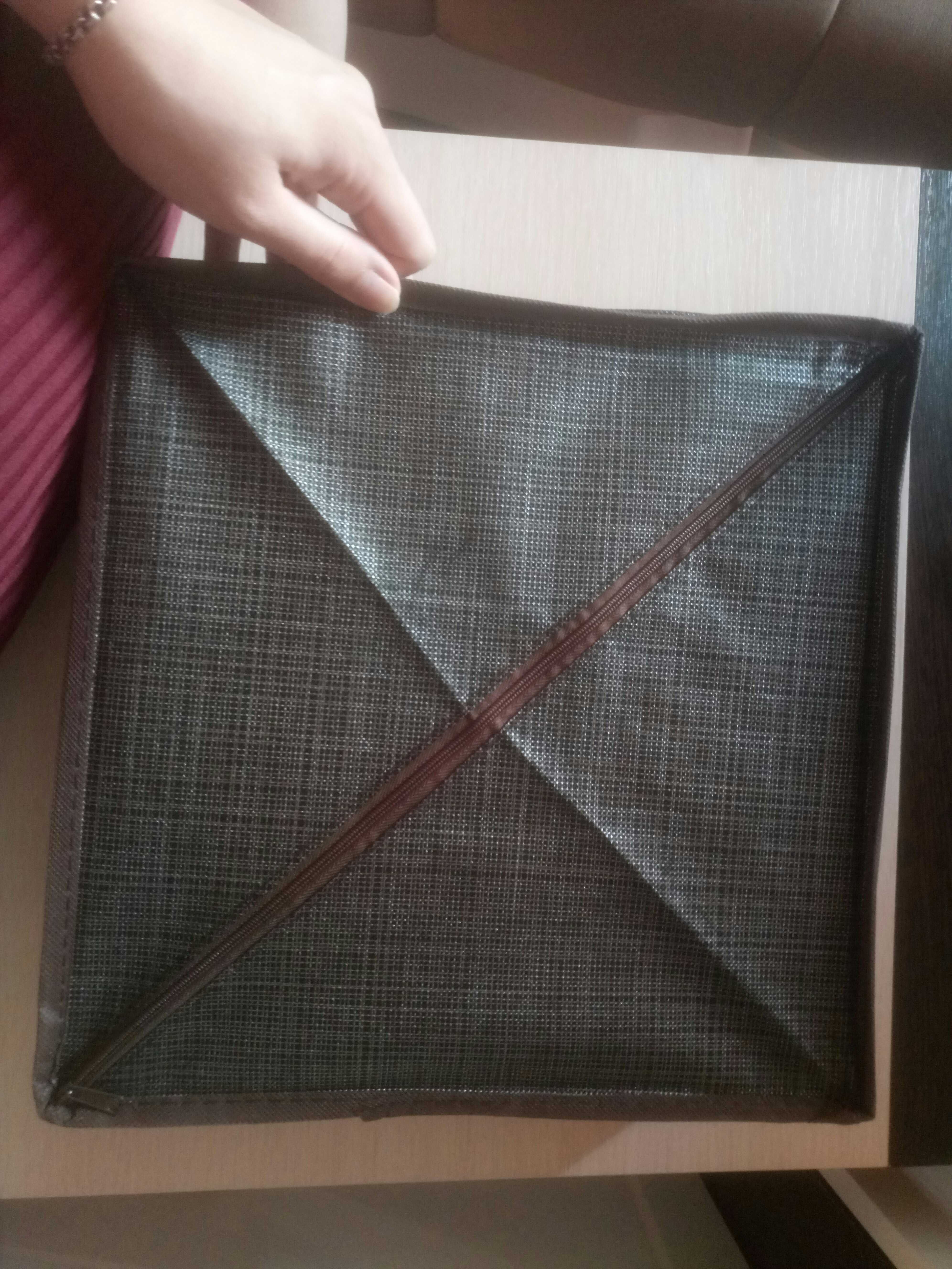 Фотография покупателя товара Органайзер для хранения белья Доляна «Пастель», 18 отделений, 35×30×12 см, цвет коричневый
