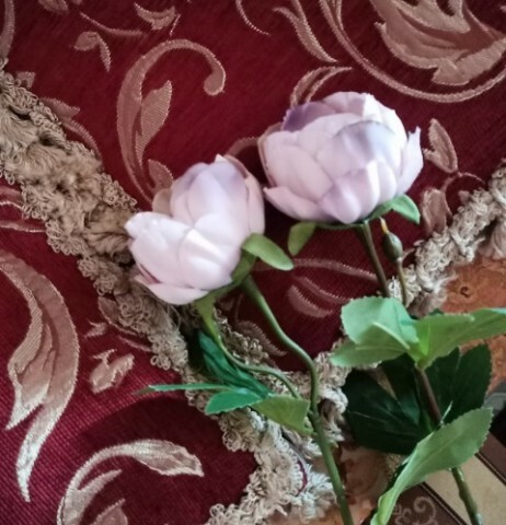 Фотография покупателя товара Цветы искусственные "Пышный пион" 7х47 см, розовый - Фото 5