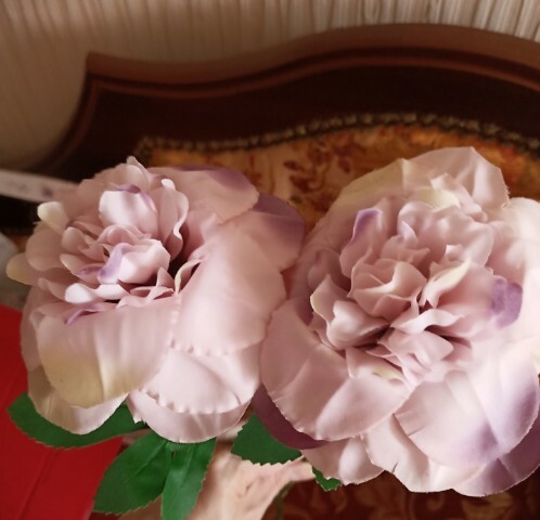 Фотография покупателя товара Цветы искусственные "Пышный пион" 7х47 см, розовый - Фото 4