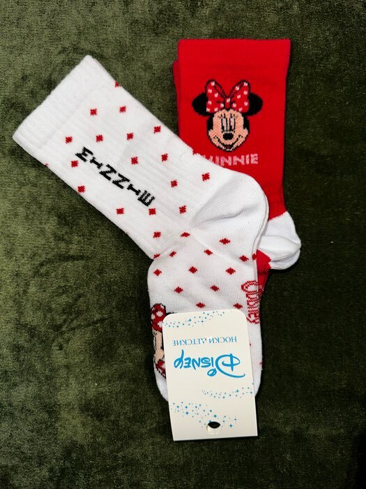 Фотография покупателя товара Набор носков "Minnie", Минни Маус 2 пары, красный/белый, 12-14 см - Фото 1