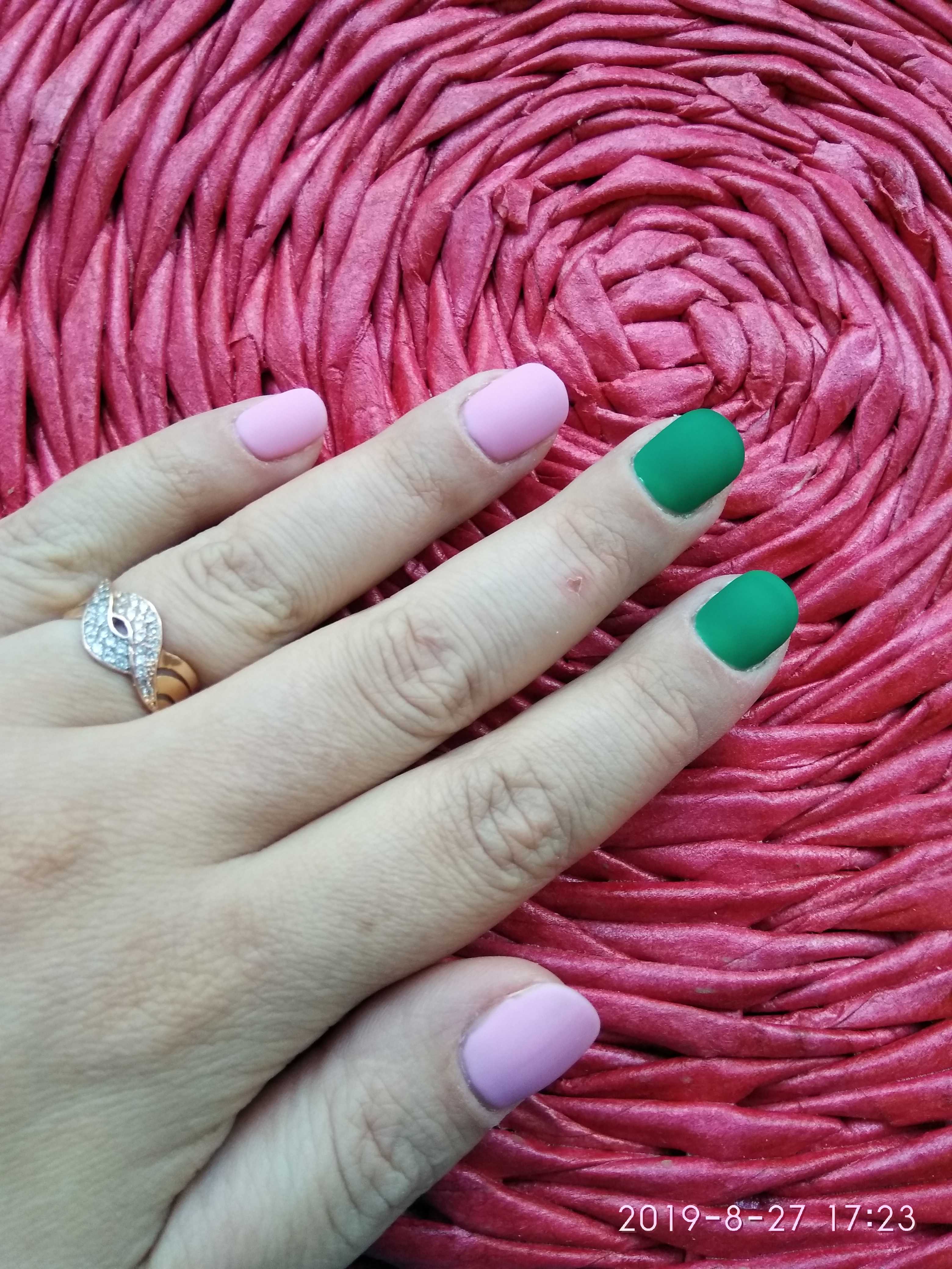 Фотография покупателя товара Гель-лак для ногтей "Термо", 10мл, LED/UV, цвет А2-027 зелёный