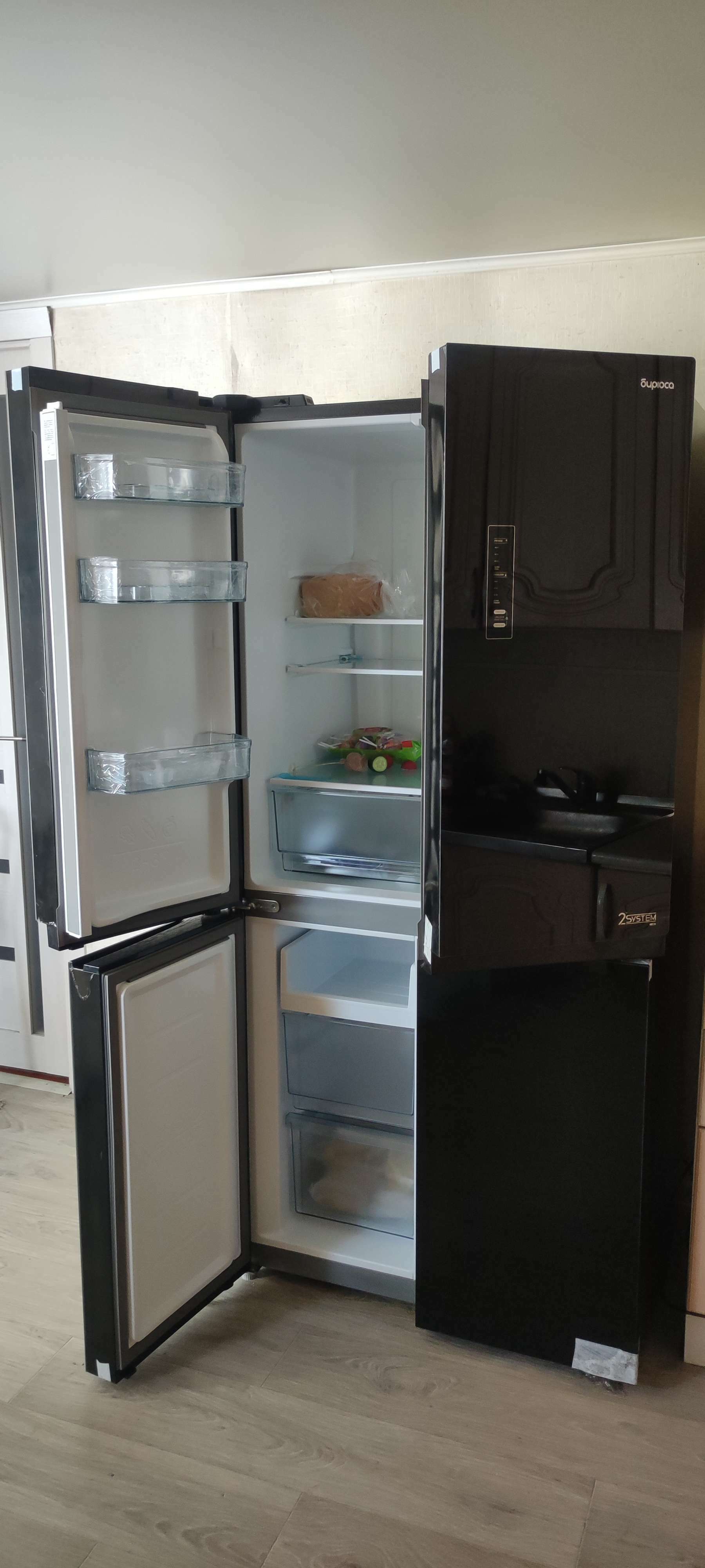Фотография покупателя товара Холодильник "Бирюса" CD 466 BG, Side-by-side, класс A, 466 л, чёрный