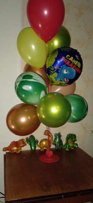 Фотография покупателя товара Стойка для воздушных шаров с подставкой, на 11 шаров, цвет красный - Фото 19