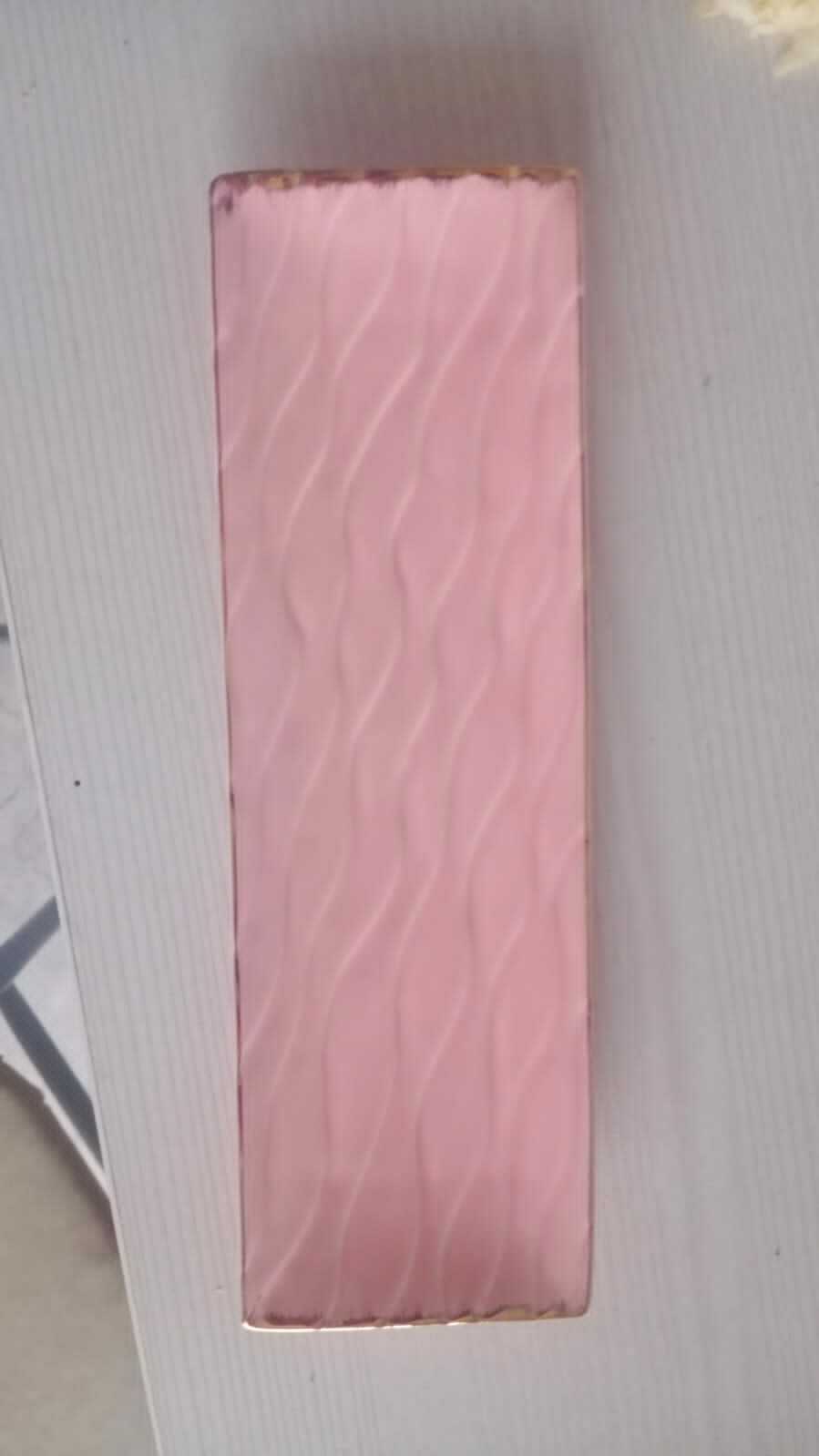 Фотография покупателя товара Блюдо керамическое сервировочное «Рапсодия», 24×7,5 см, цвет розовый