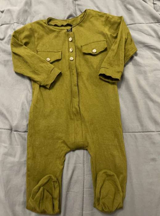 Фотография покупателя товара Карнавальный костюм «Солдатик-малышок», ползунки, пилотка, 6-9 месяцев, рост 75 см