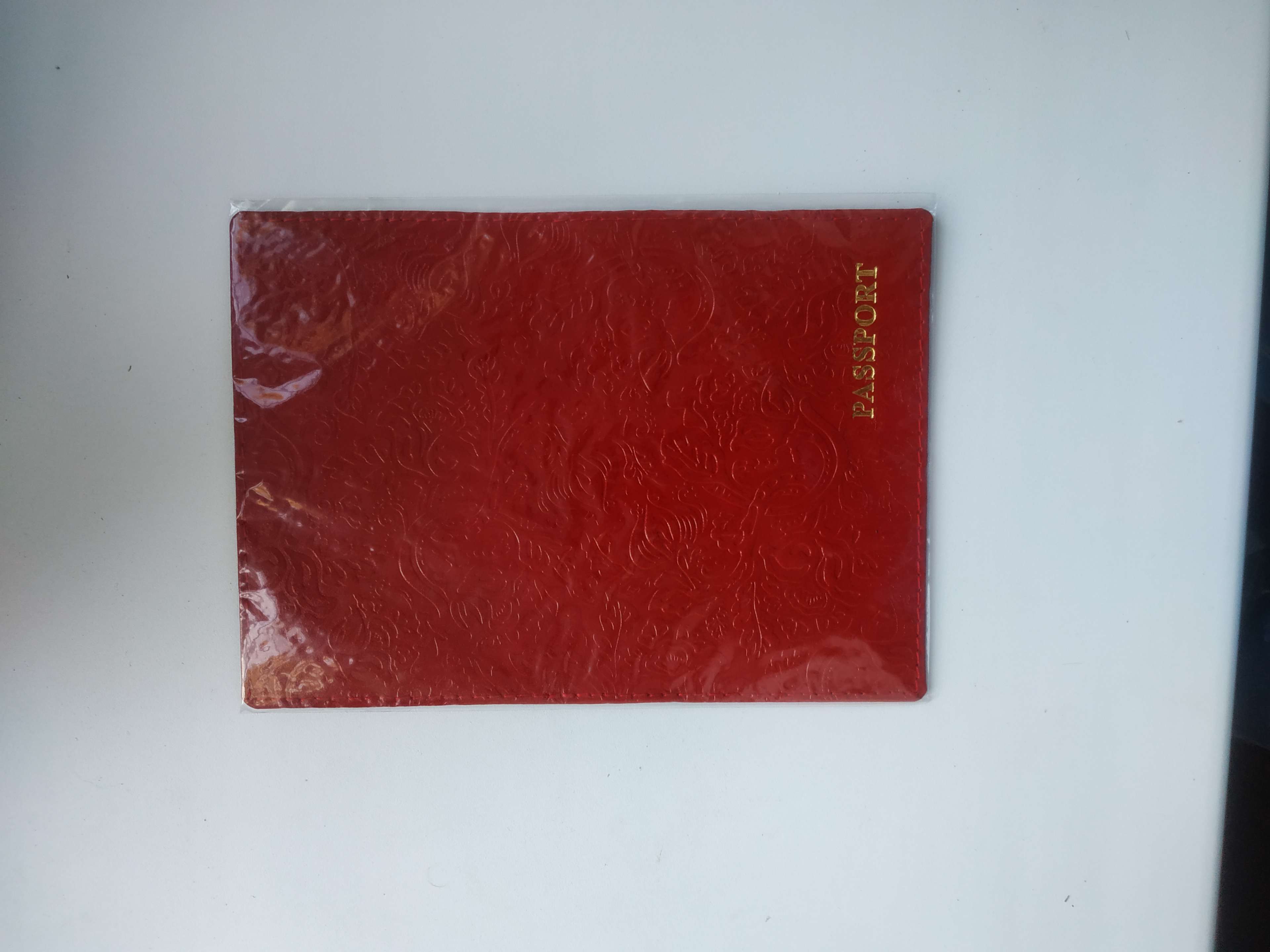 Фотография покупателя товара Обложка для паспорта, цвет чёрный - Фото 9