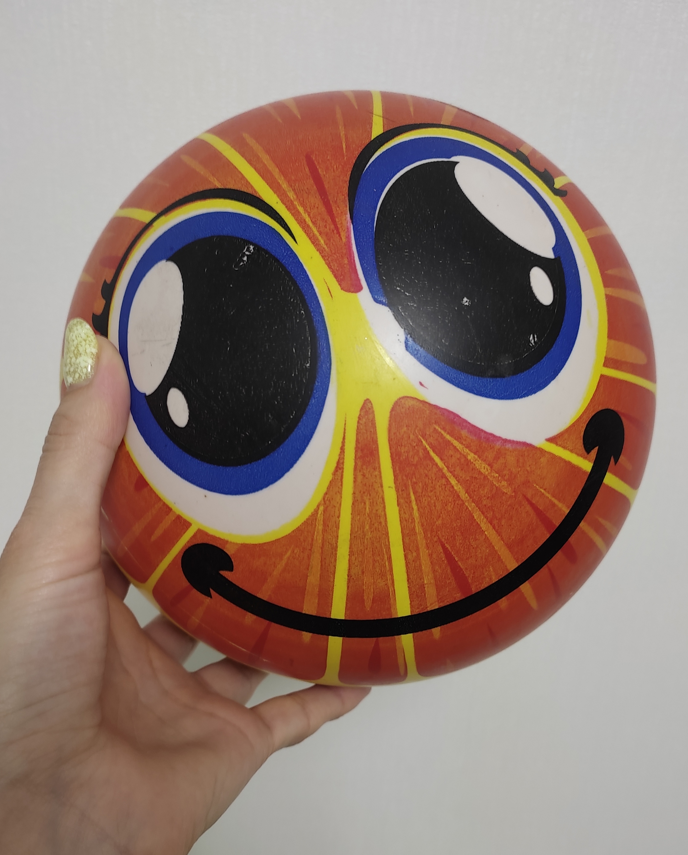 Фотография покупателя товара Мяч детский «Красный апельсин», d=22 см, 60 г - Фото 1