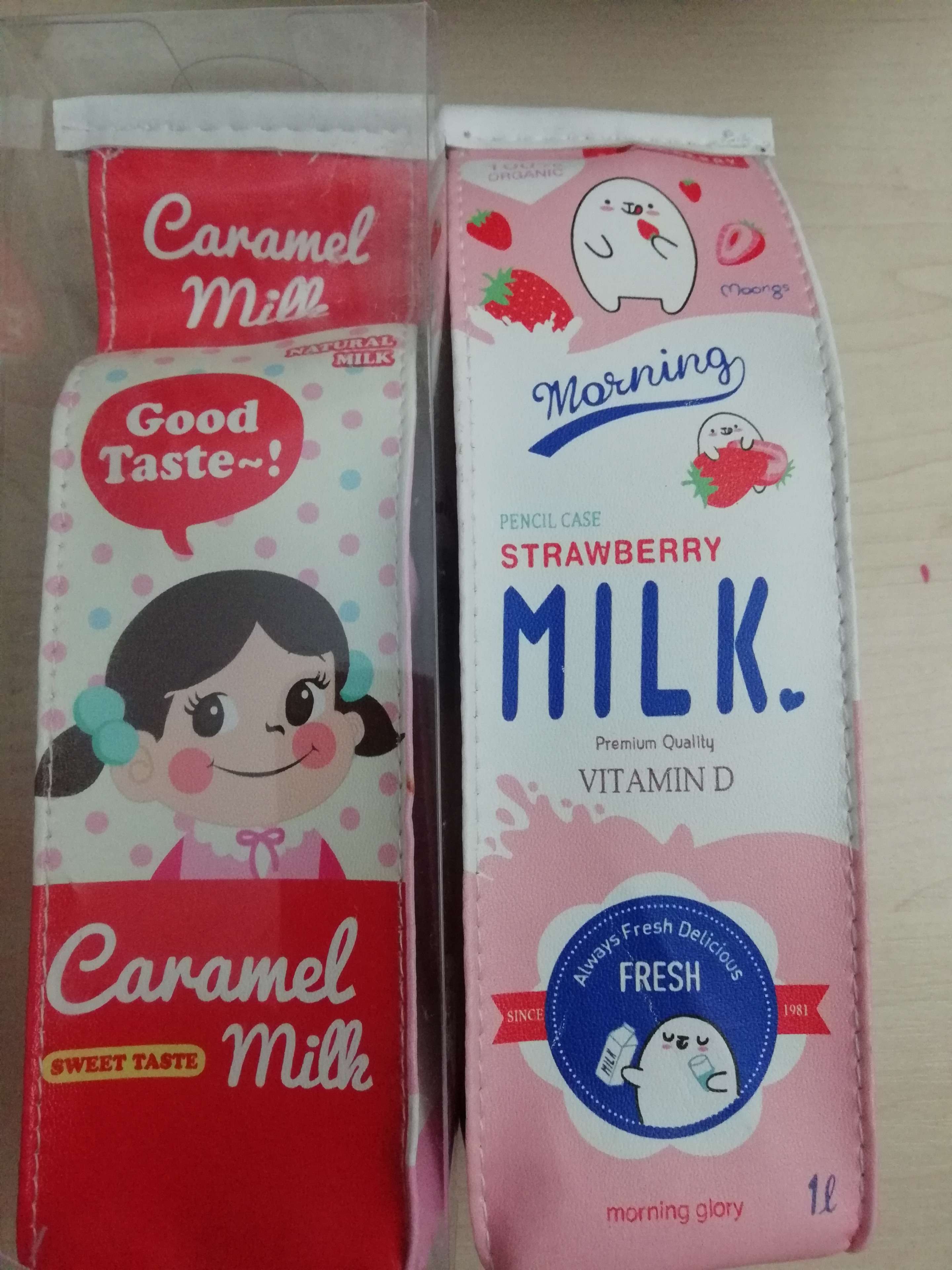 Фотография покупателя товара Пенал школьный «Пакет молока», на молнии, МИКС - Фото 6
