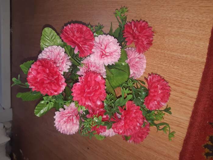 Фотография покупателя товара Букет искусственный «Георгина Элизабет», 5×26 см, МИКС - Фото 7